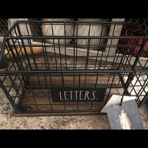 Rae Dunn metal letter holder